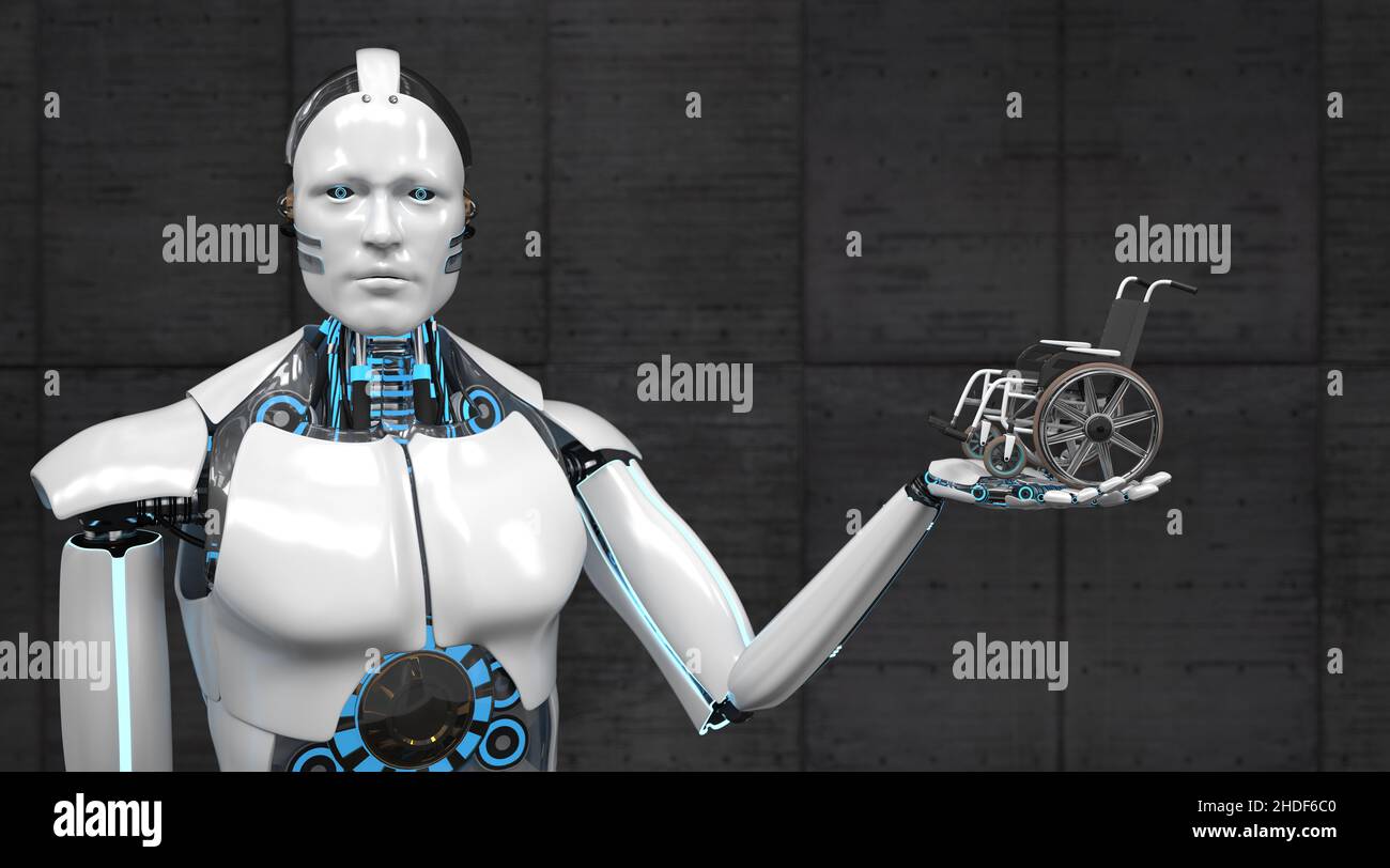robot, wheelchair, Assistance, robots, wheelchairs Stock Photo Alamy