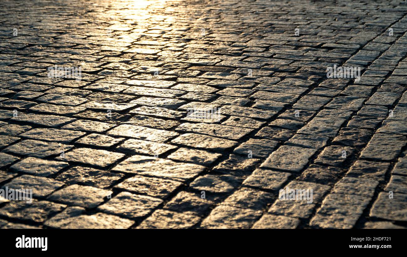 cobblestone, cobbled road, cobblestones, cobbled roads Stock Photo Alamy