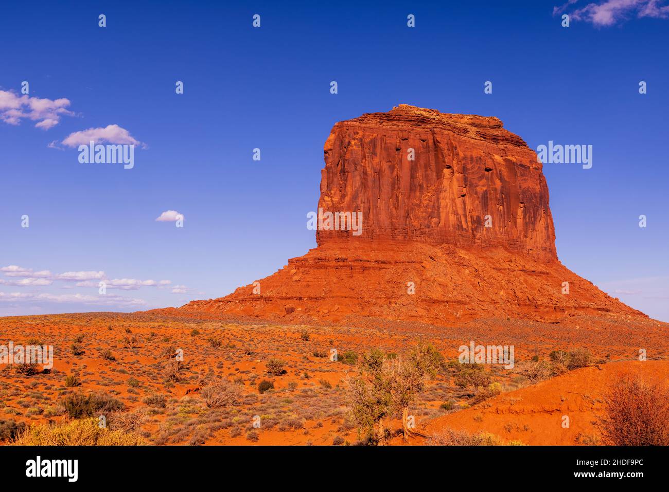 Merrick Butte rock formation in Monument Valley Navajo Tribal Park, Utah Stock Photo