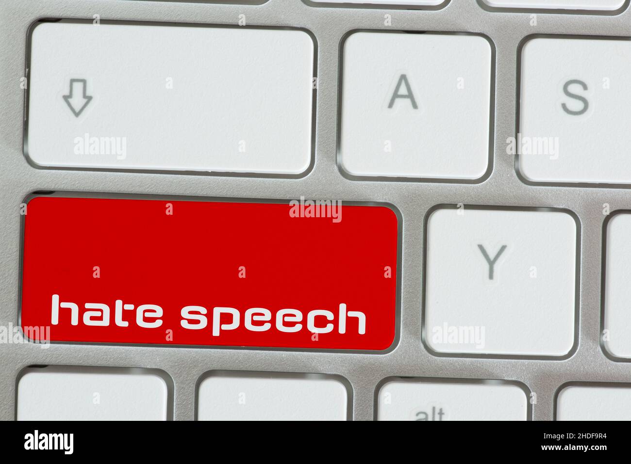 hate speech Stock Photo