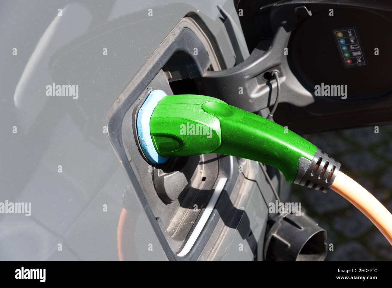 refueling, fuel pump, electric car, fuel pumps, electric cars Stock