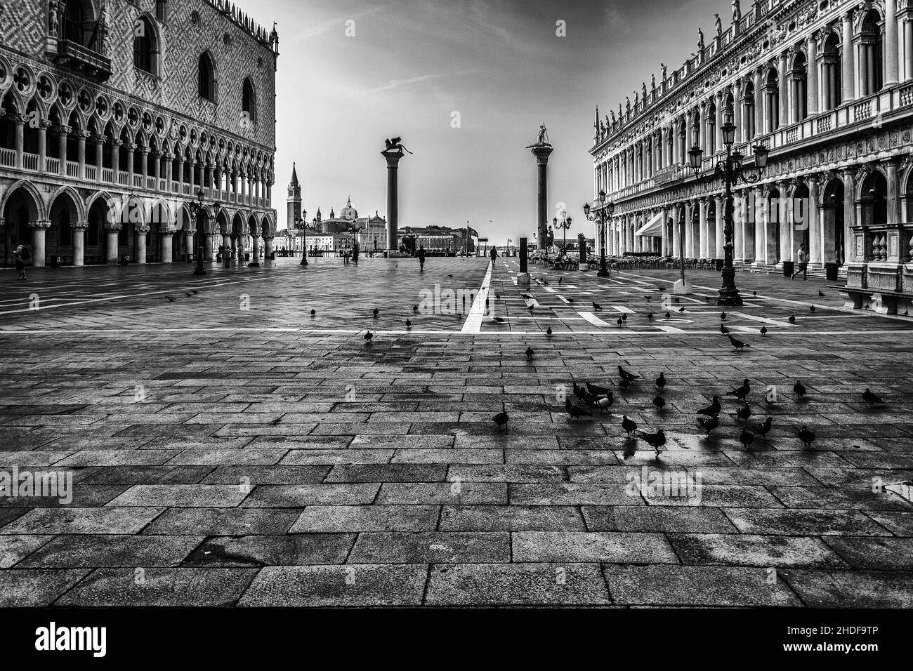 st mark's square, piazza san marco, st. mark's squares Stock Photo