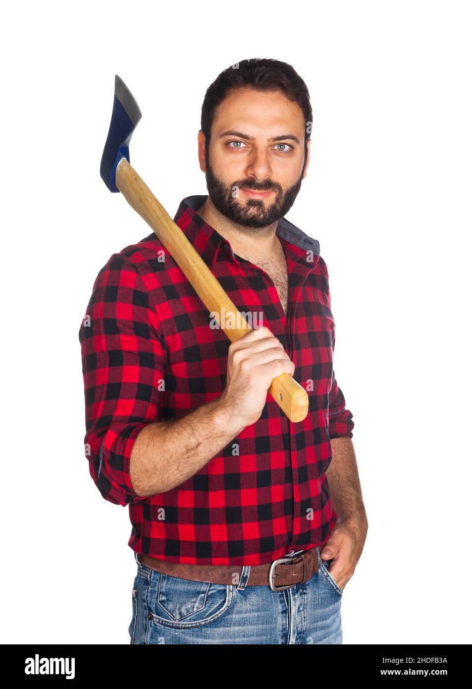 Lumberjack shirts hires stock photography and images Alamy