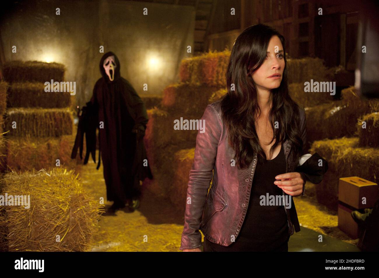 Scream 4 Year 2011 USA Director Wes Craven Courteney Cox Stock