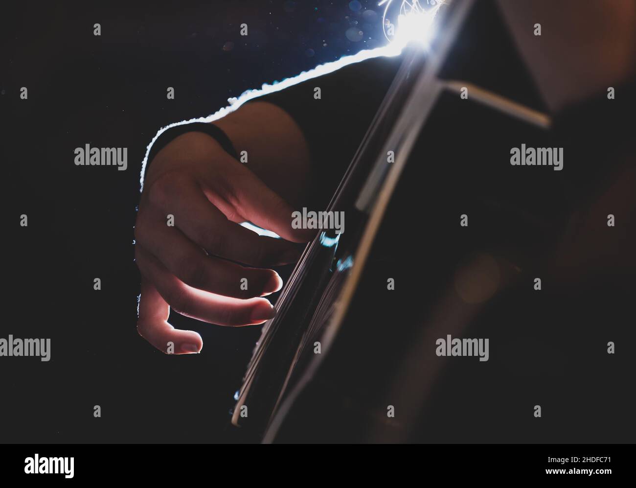 stage, playing guitar, stages, playing guitars Stock Photo Alamy