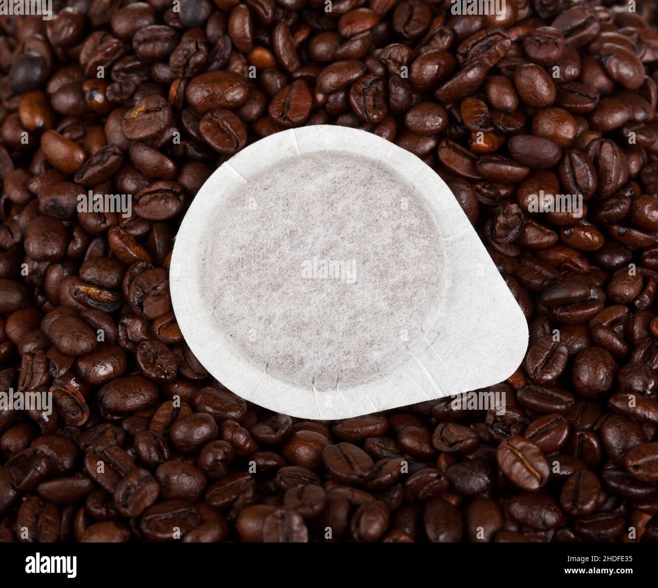 coffee pad, coffee capsule, portion packaging, coffee pads Stock Photo