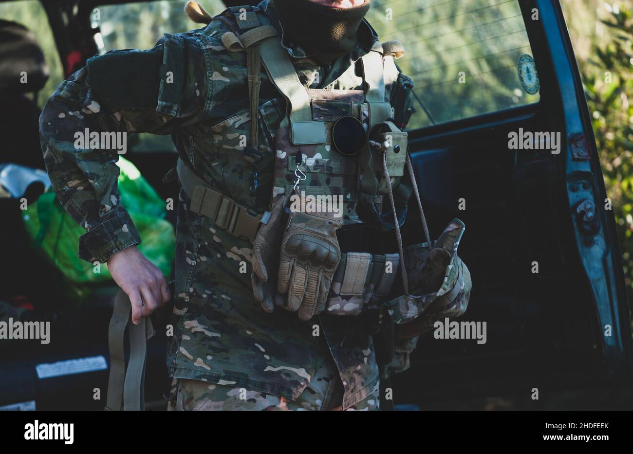 equipment, camouflage clothing, equipments Stock Photo Alamy