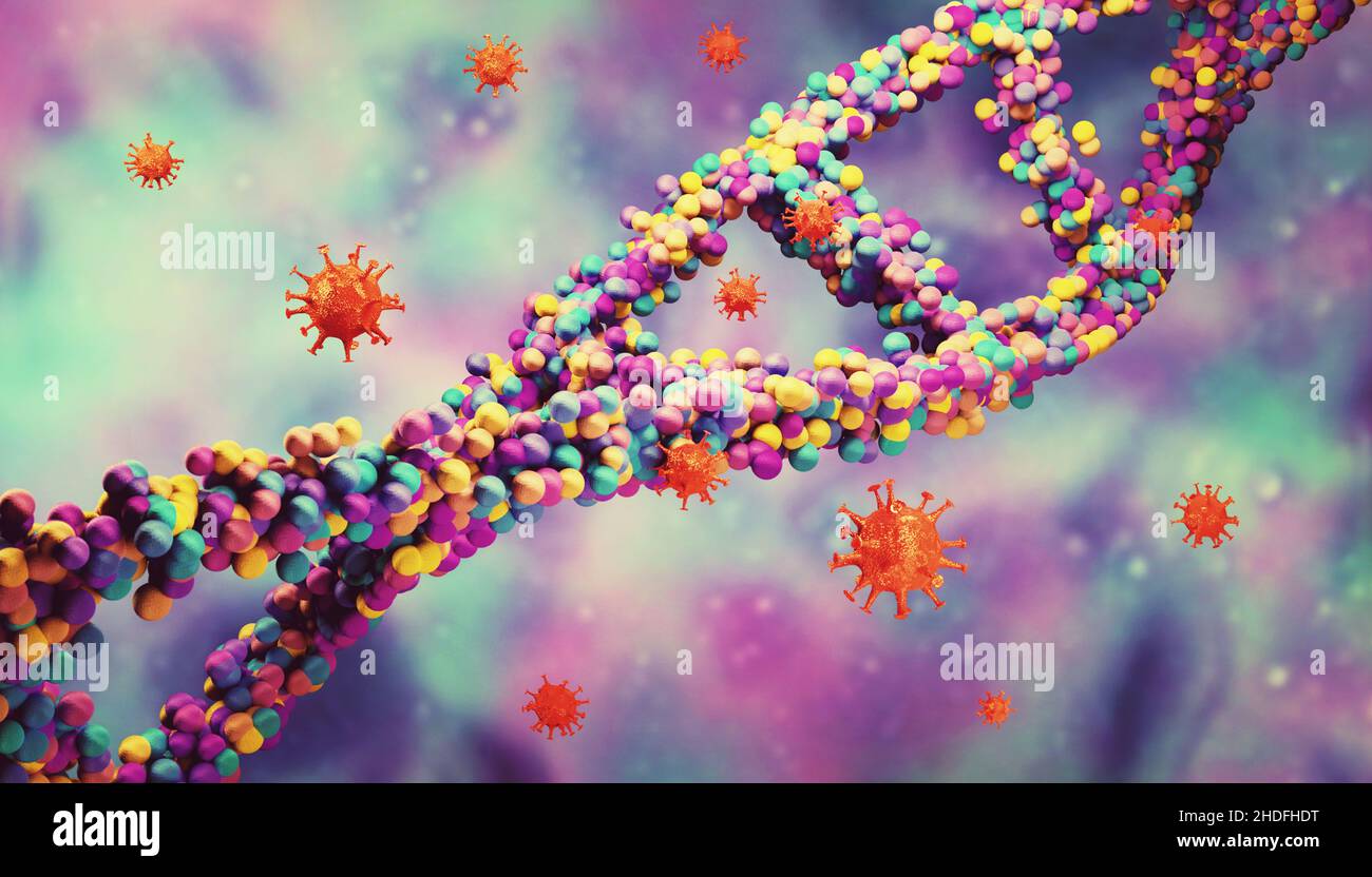 Dna Computer Virus Dna virus infections hi-res stock photography and images - Alamy