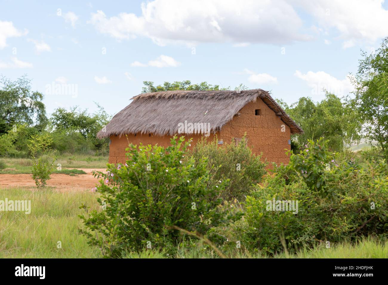 loam house, madagascar, loam houses, madagascars Stock Photo