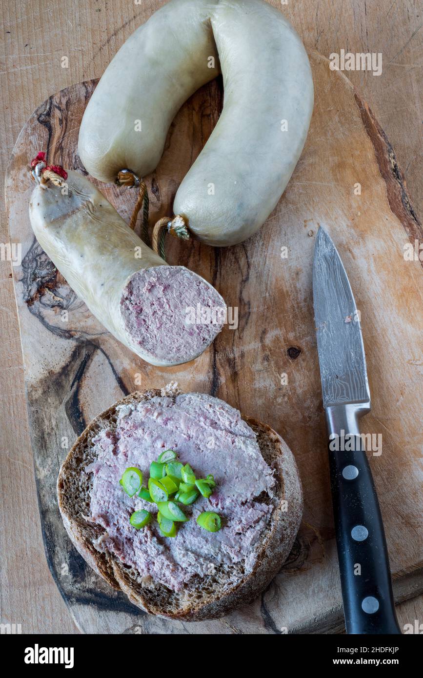 sandwich, liverwurst, sandwichs, liver sausage, liverwursts Stock Photo