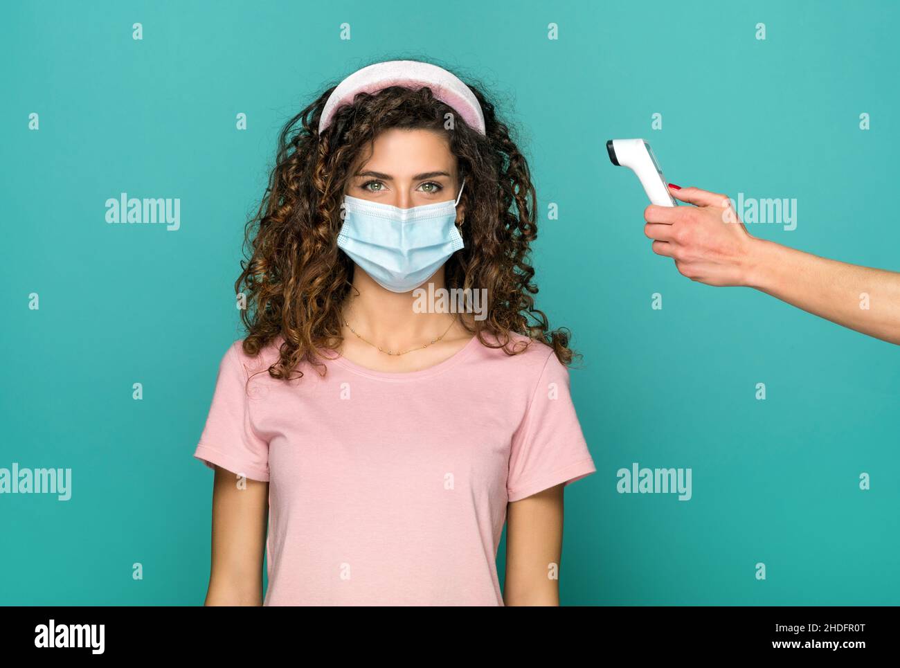 measuring, temperature, thermometer, covid19, temperatures, thermometers Stock Photo Alamy