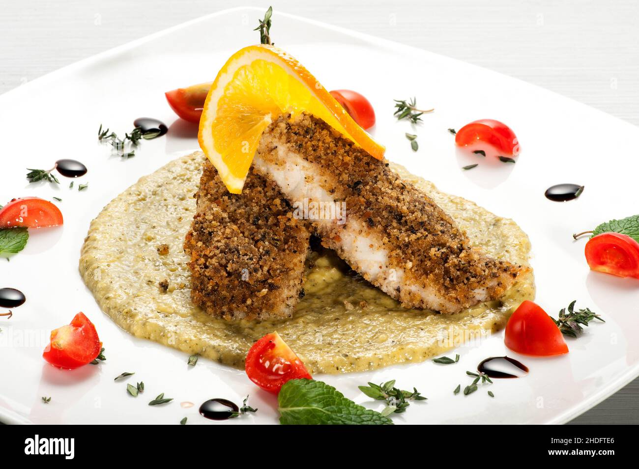 meal, fish fillet, breaded, meals, fish fillets, breadeds Stock Photo