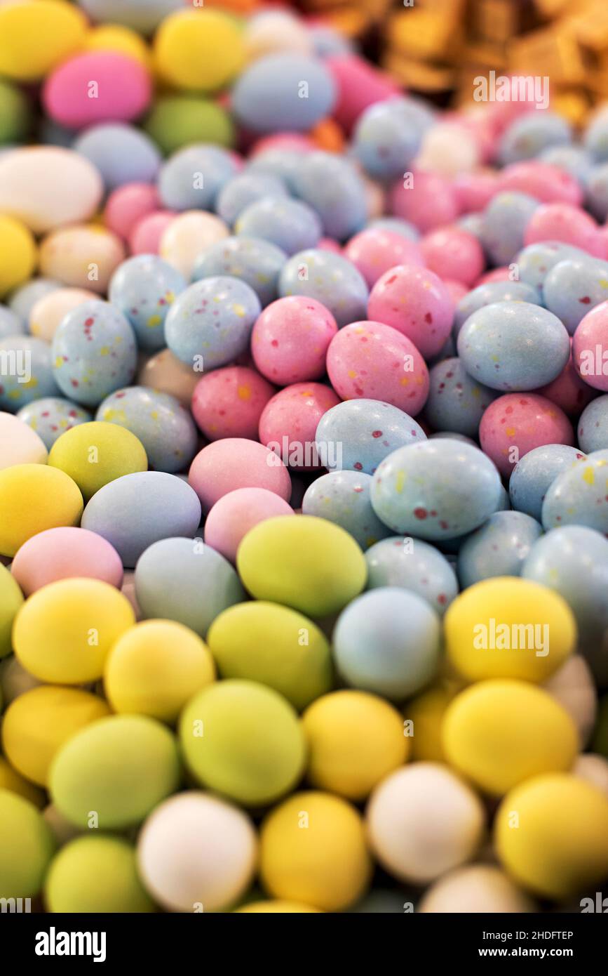 multi colored, candy egg, multi coloreds, candy eggs Stock Photo Alamy