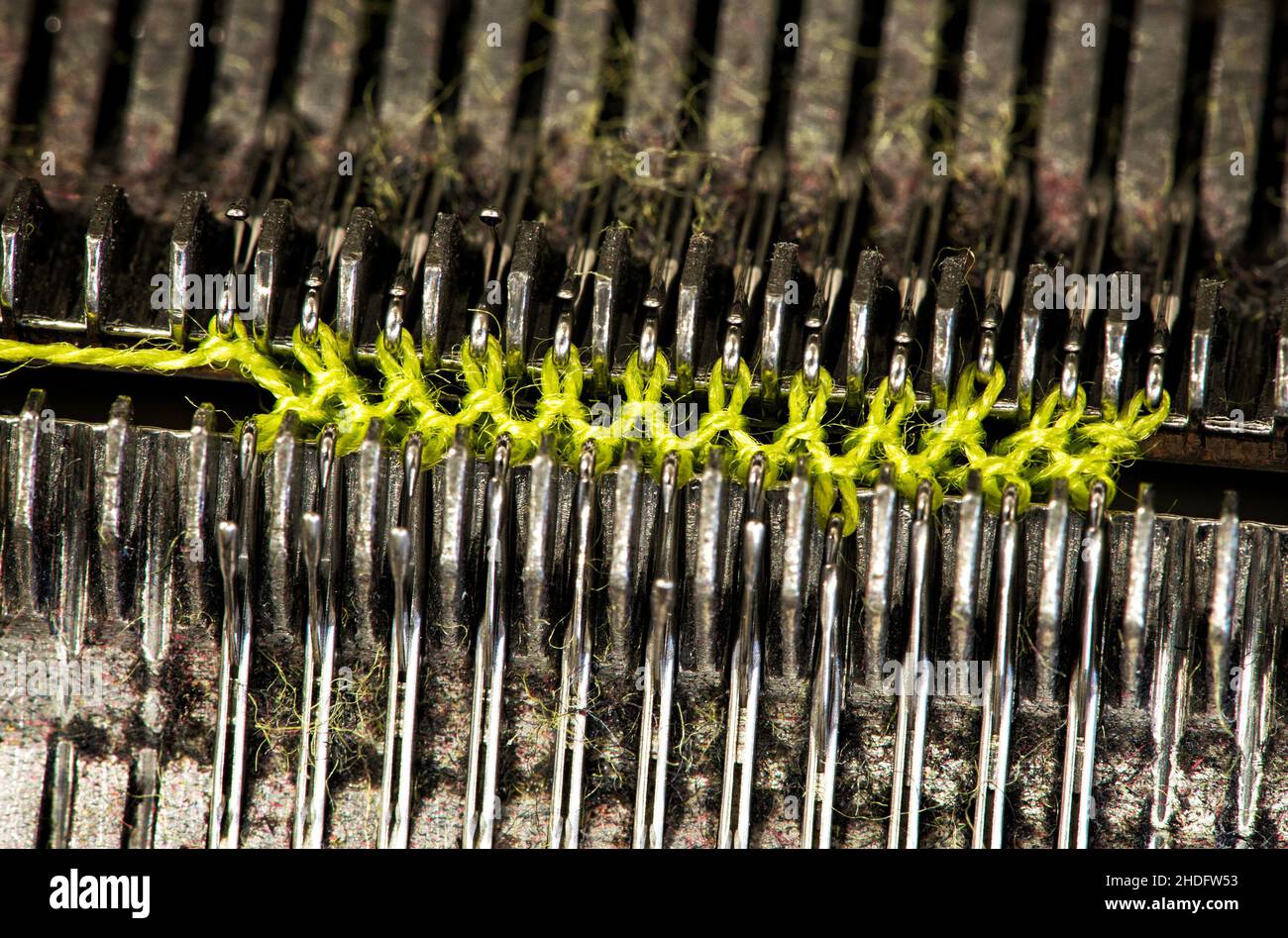 Machine knitting hi-res stock photography and images - Alamy