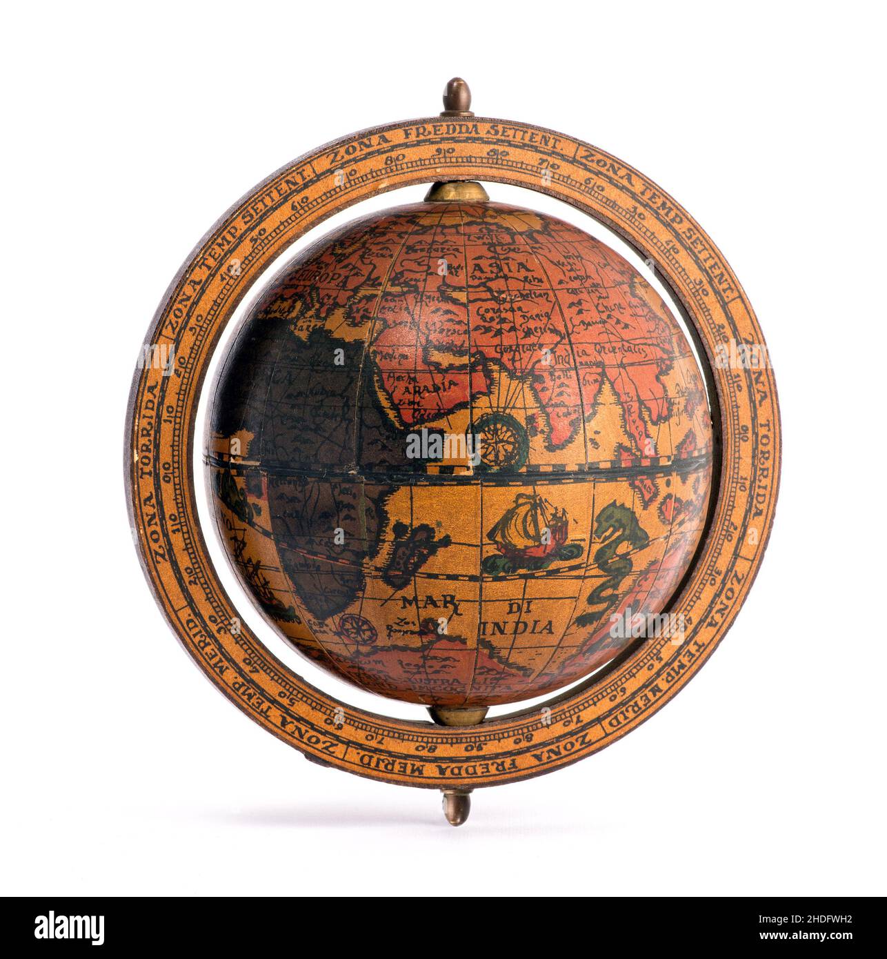 World antique globe vintage hi res stock photography and images