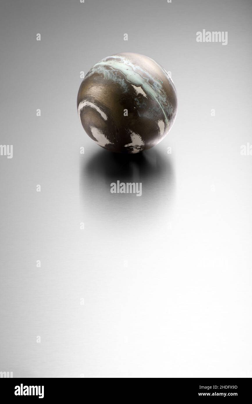 metal, sphere, marbling, metals, spheres, mottling Stock Photo Alamy