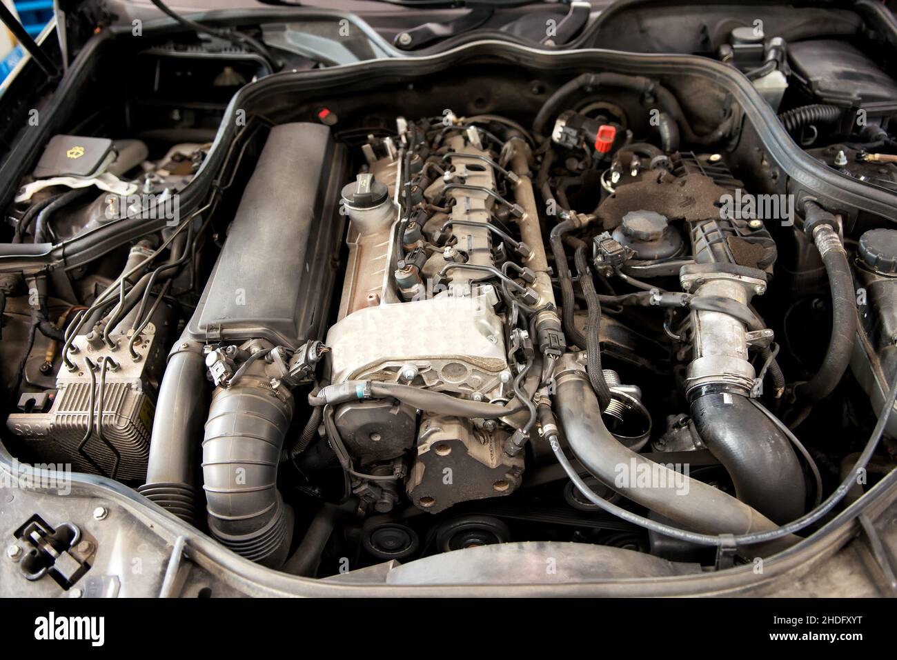 inspection, engine, inspections, engines, motor Stock Photo Alamy
