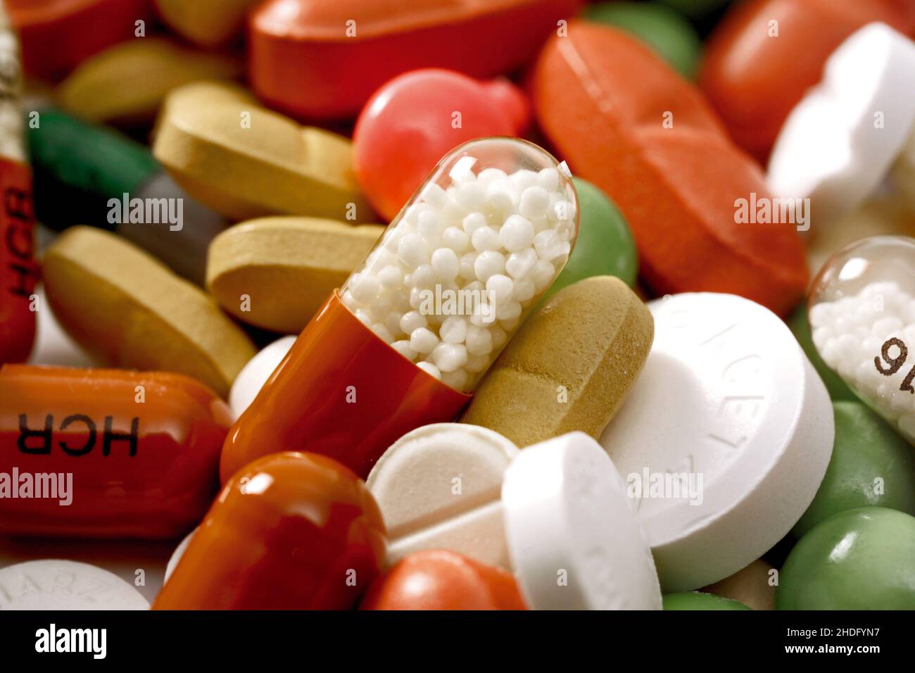 pill, depending tablets, pills, tablet Stock Photo
