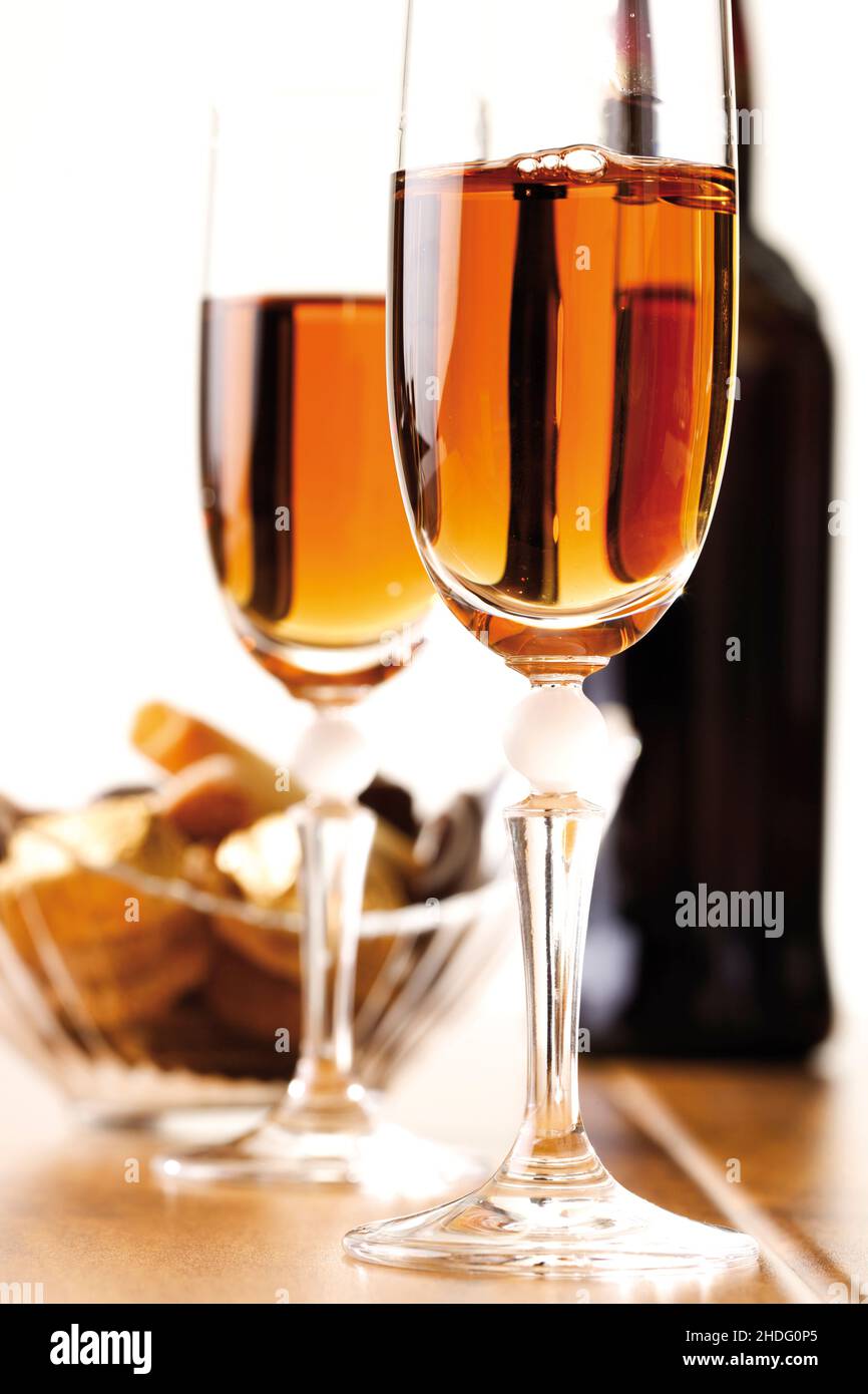 alcohol, sherry, alcohols, sherries Stock Photo Alamy