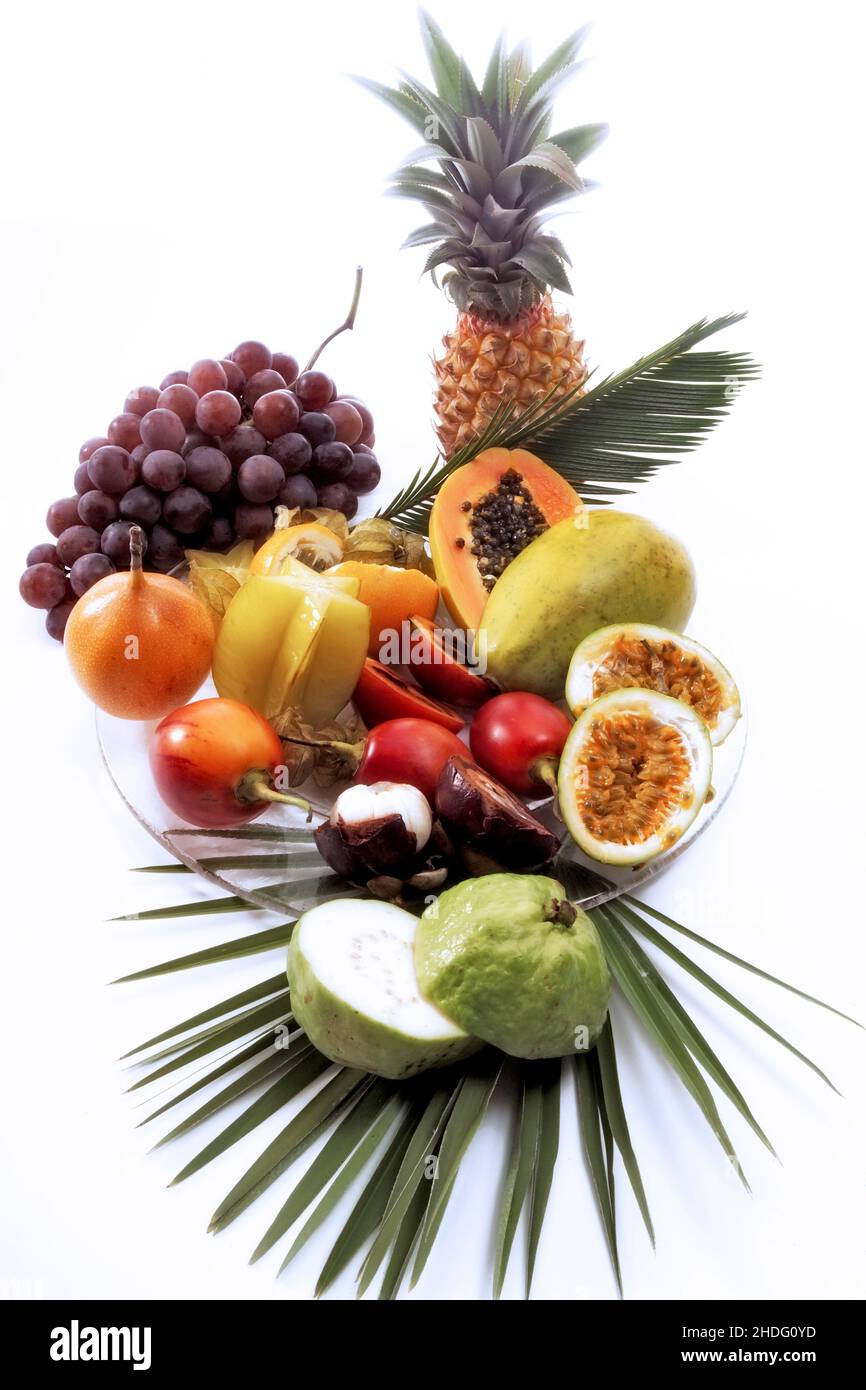 exotic, fruits, tropical fruit, exotics, fruit, tropical fruits Stock Photo