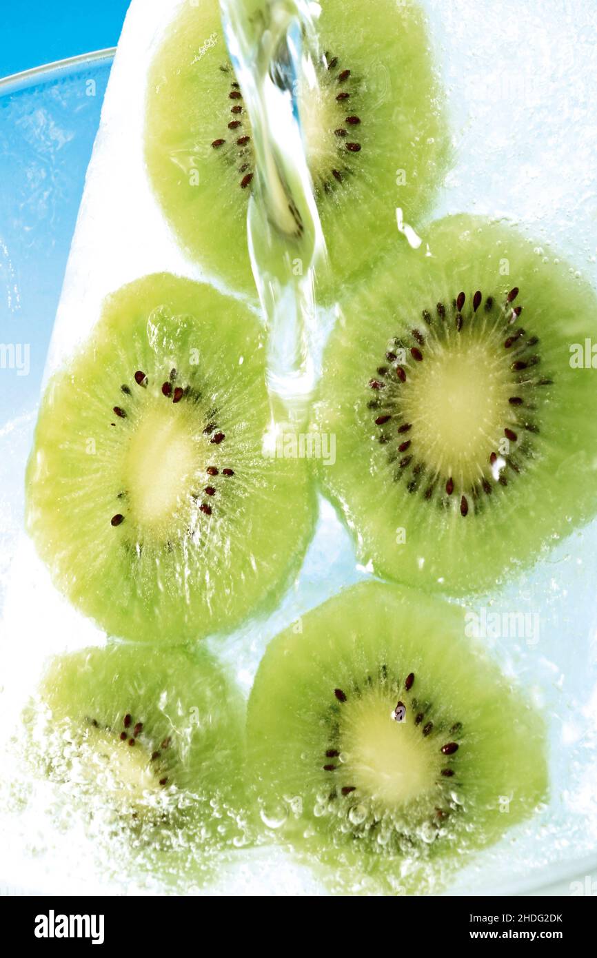 frozen, kiwi, frozens, kiwis Stock Photo Alamy