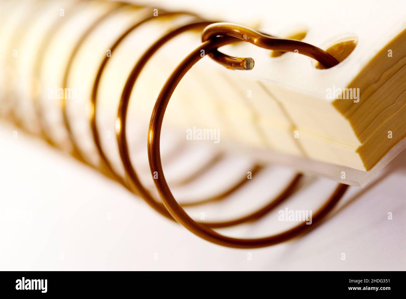 ring binder, spiral binding, ring binders Stock Photo Alamy