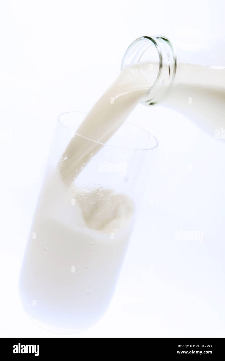 whole milk, calcium, milk glass, wholes, calciums Stock Photo - Alamy