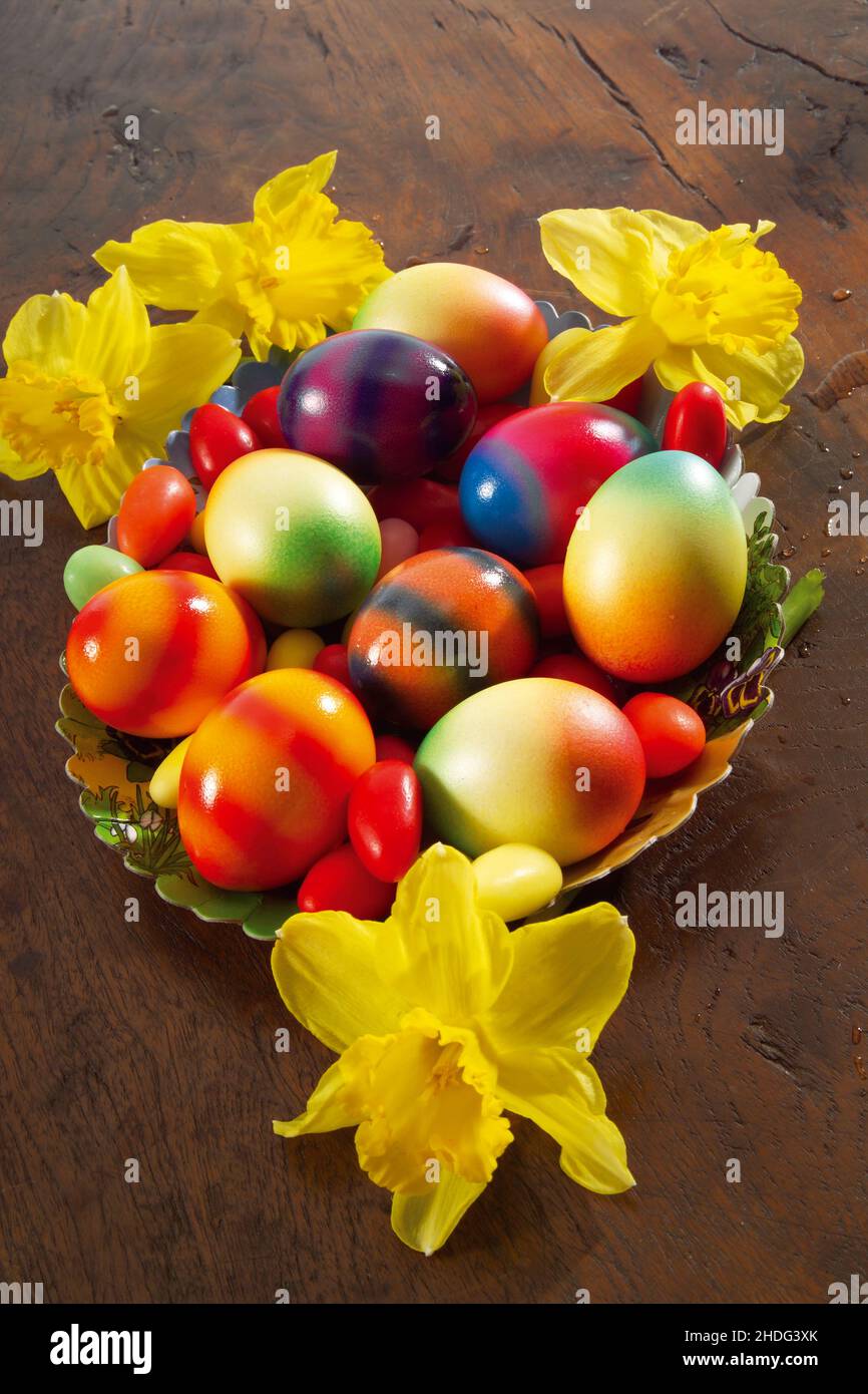easter, easter egg, easter nest, easters, easter eggs Stock Photo