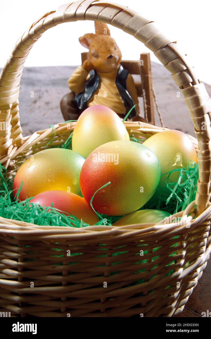 easter, easter egg, easter basket, easter decoration, easters, easter eggs, easter baskets, easter decorations Stock Photo