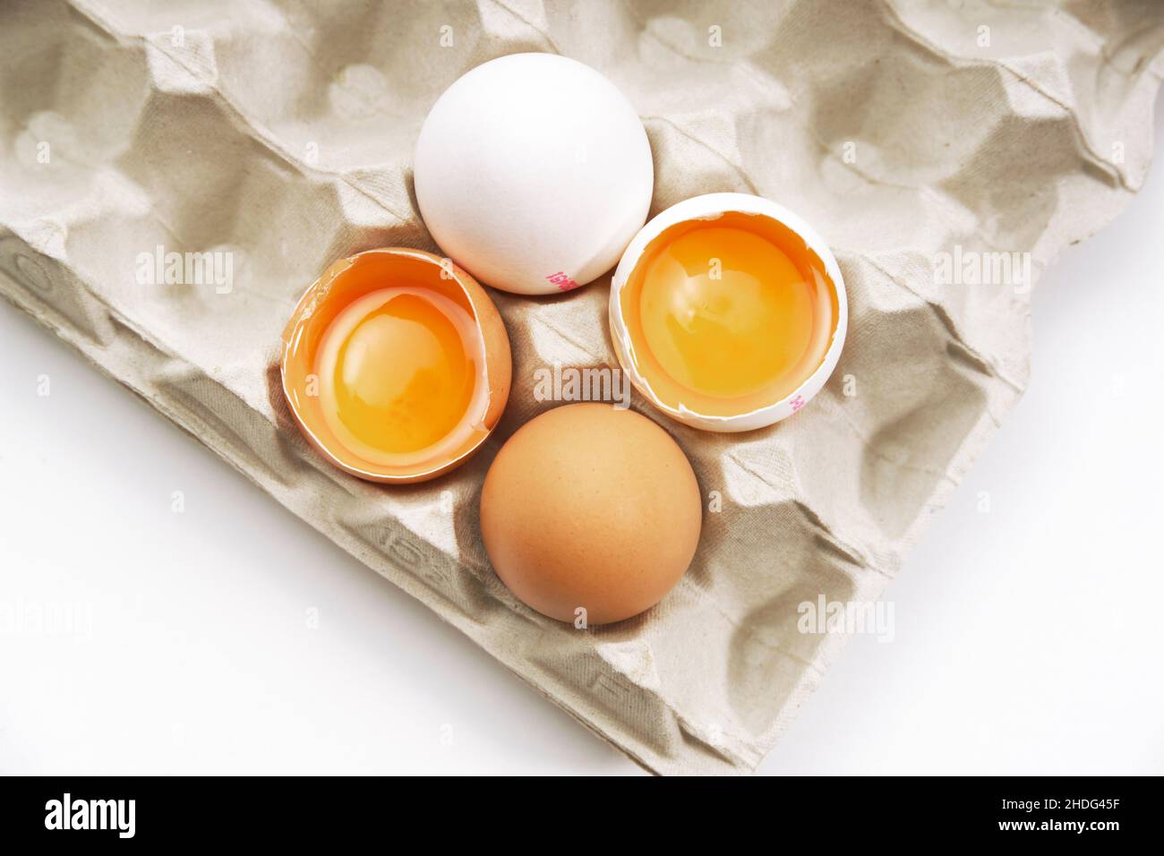 chicken egg, duck egg, chicken eggs, duck eggs Stock Photo