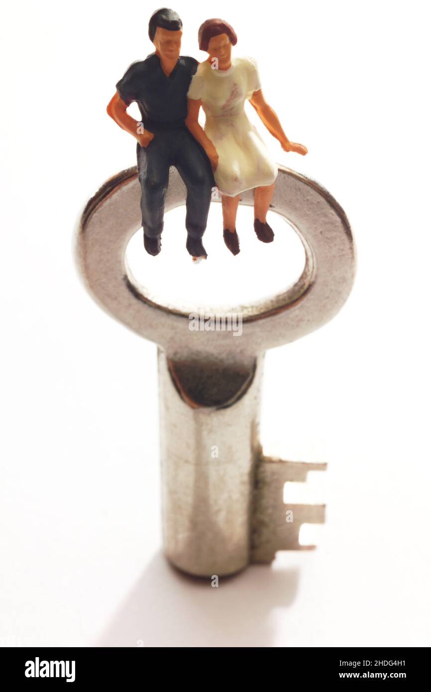 key, real estate, loyalty, couple, keys, housing, real estates