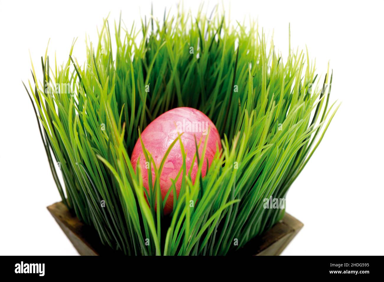 easter egg, easter nest, easter grass, easter eggs, easters Stock Photo