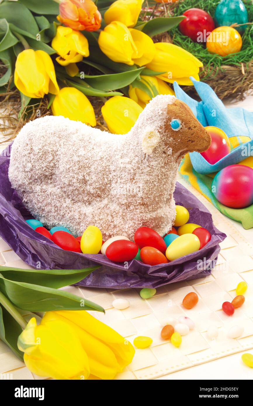 easter, easter pastry, easters Stock Photo
