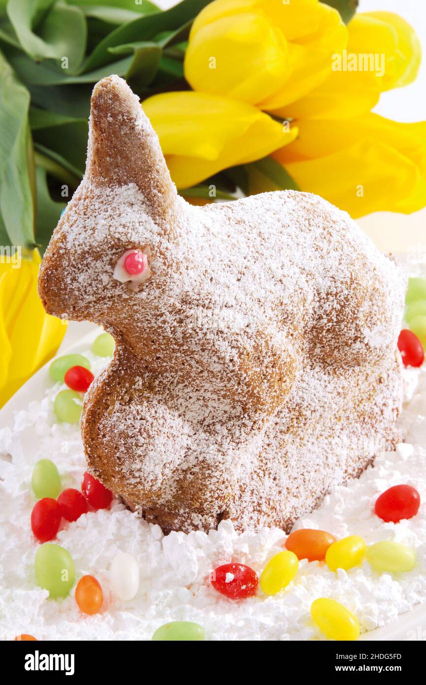 easter bunny, easter pastry, easter bunnies Stock Photo