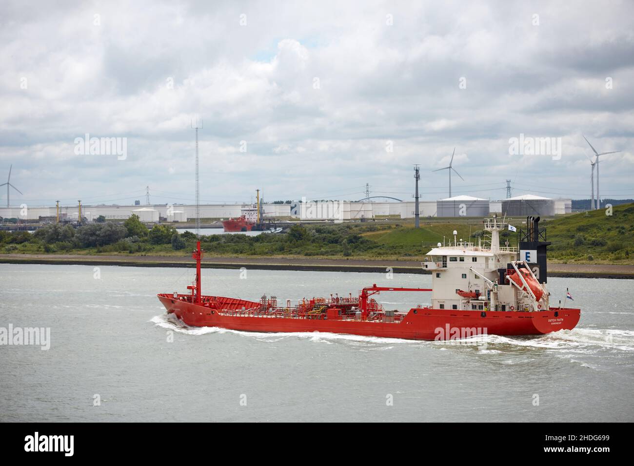 SHIPPING EURO PORT HOLLAND Stock Photo