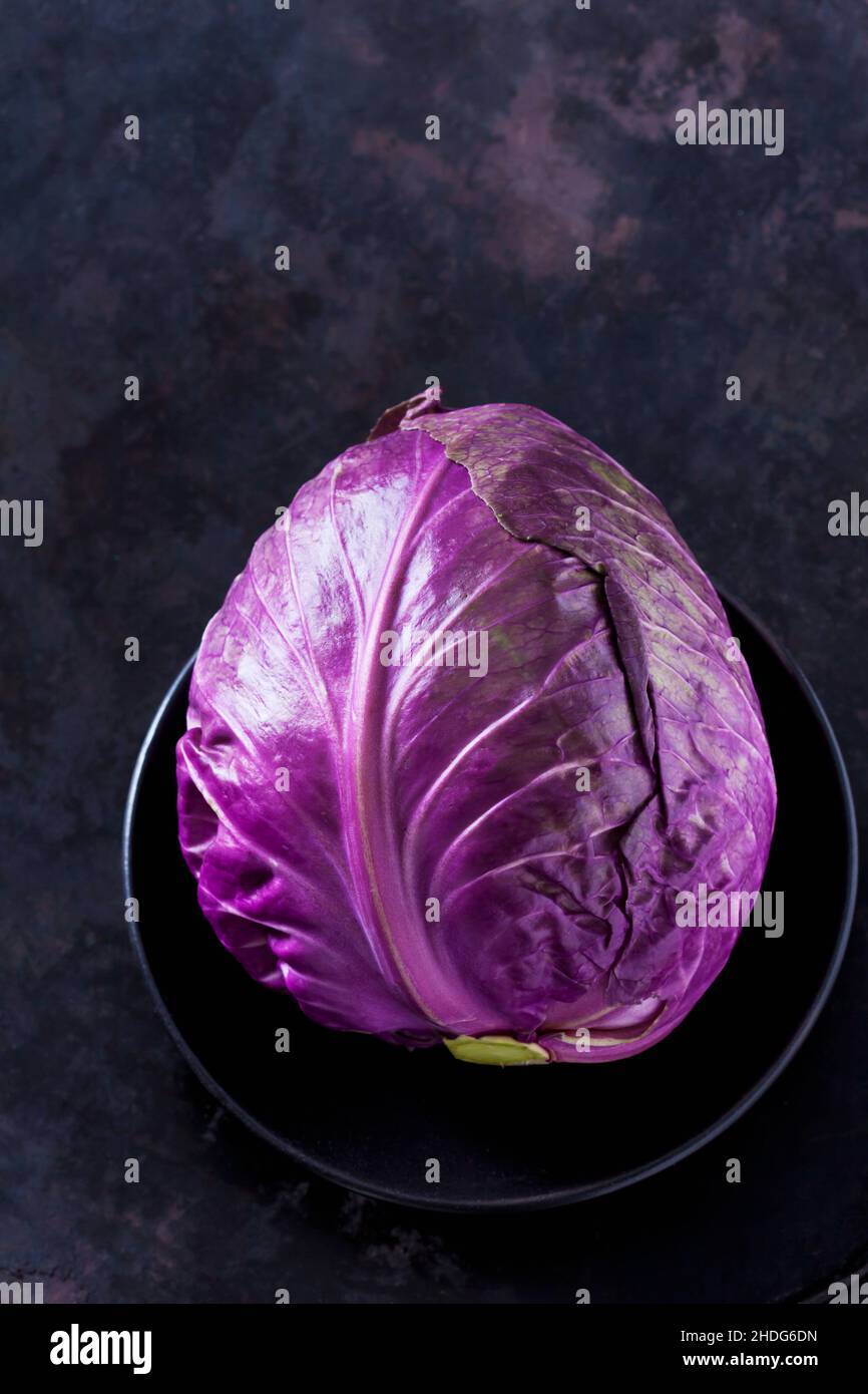 red pointed cabbage Stock Photo
