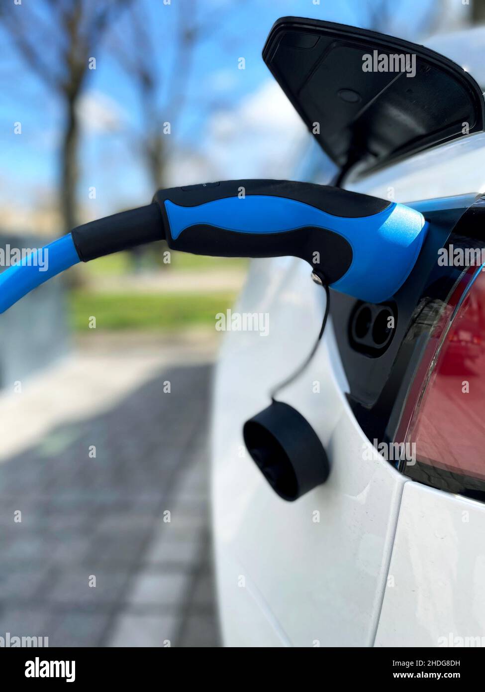 refueling, fuel pump, electric car, fuel pumps, electric cars Stock