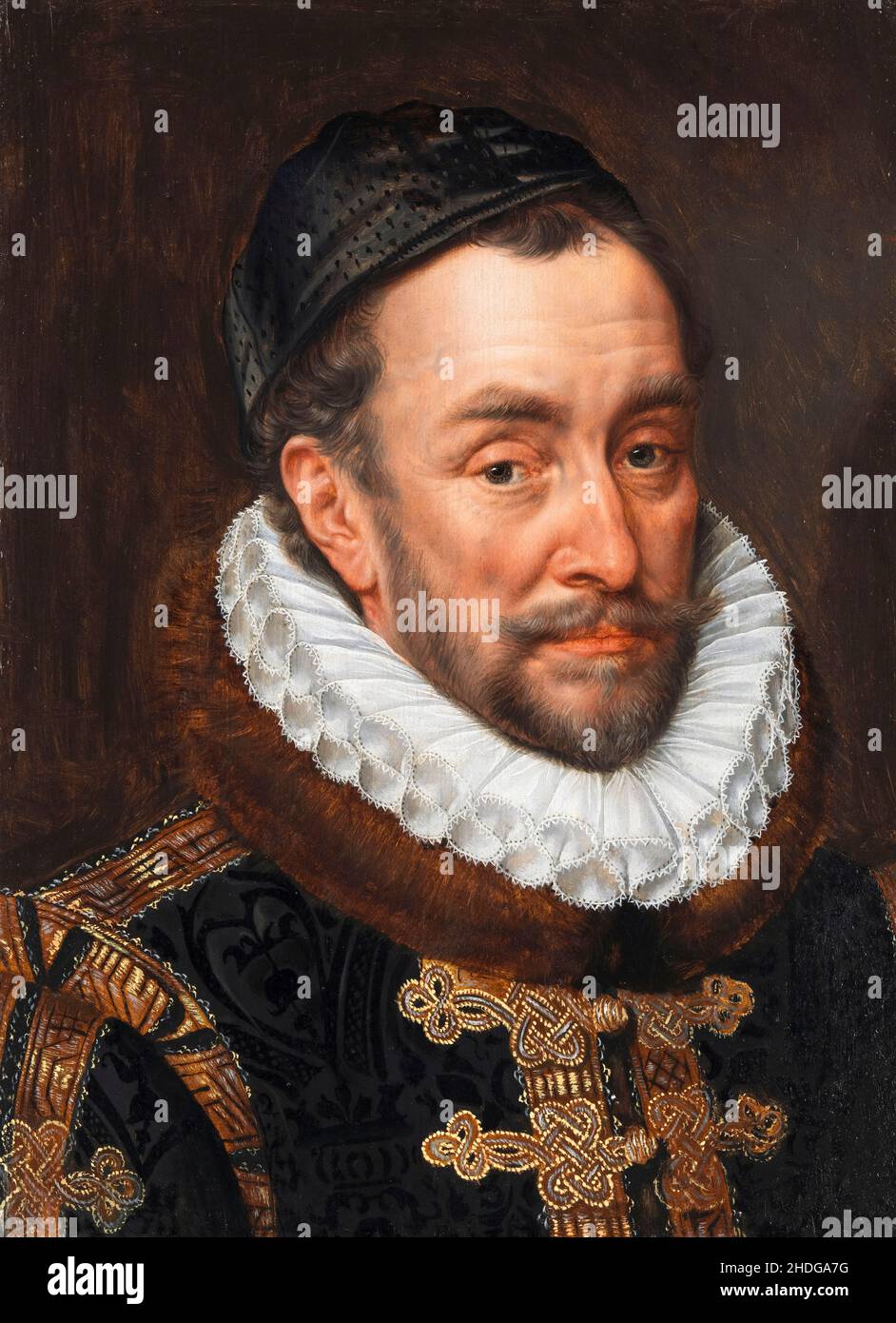 William I (1533-1584), Prince of Orange, portrait painting by Adriaen Thomasz Key, circa 1579 Stock Photo