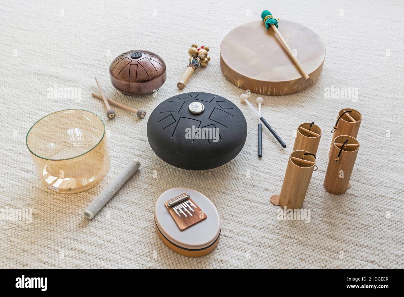 musical instrument, music therapy, Chime, musical instruments Stock