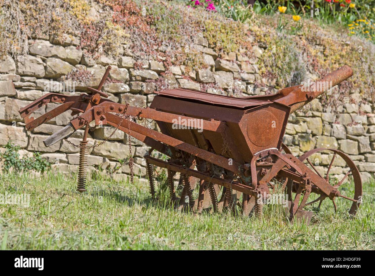 historical engineering, plough, ploughs Stock Photo Alamy