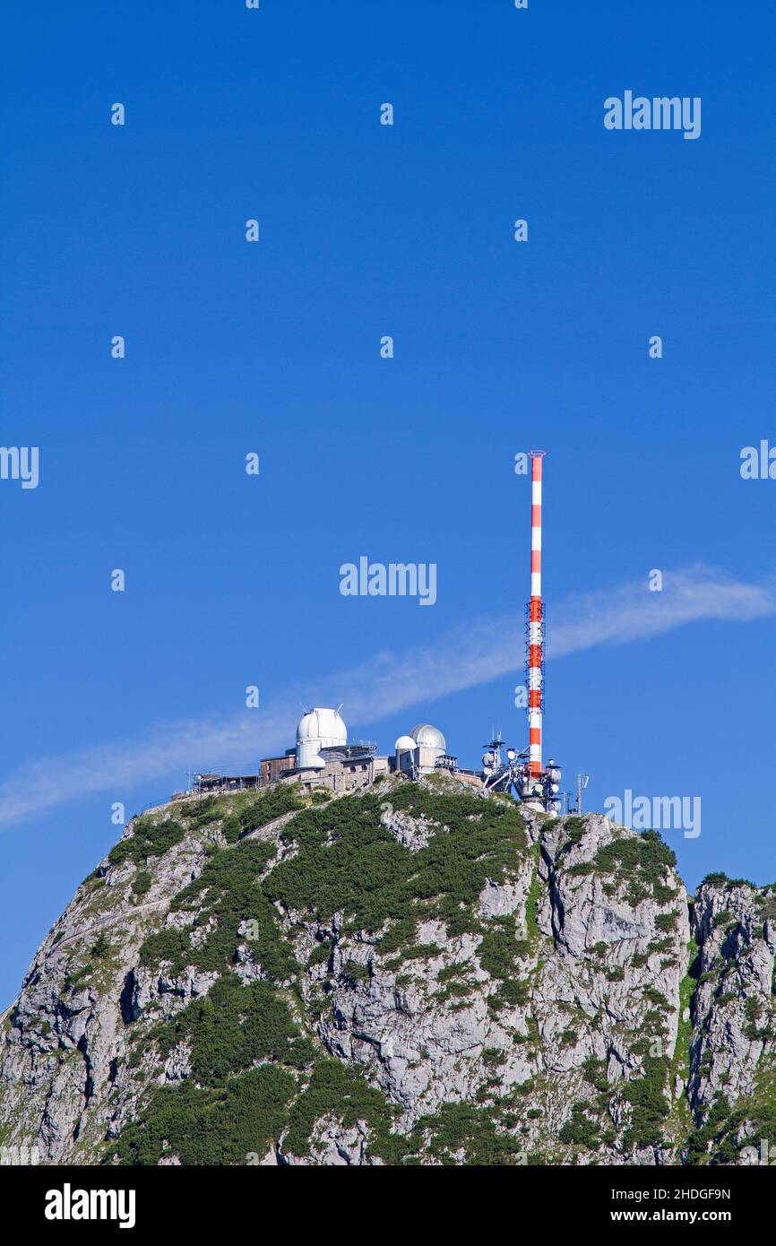 mountain, summit, weather station, mountains, summits, weather stations