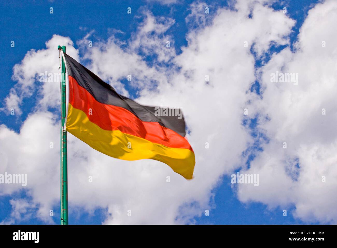 german flag, german flags Stock Photo