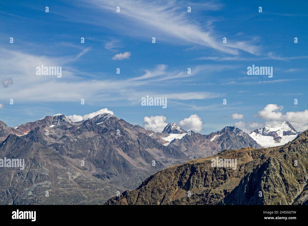 mountainous region, ötztal, ötztal alps, mountainous regions, ötztals ...