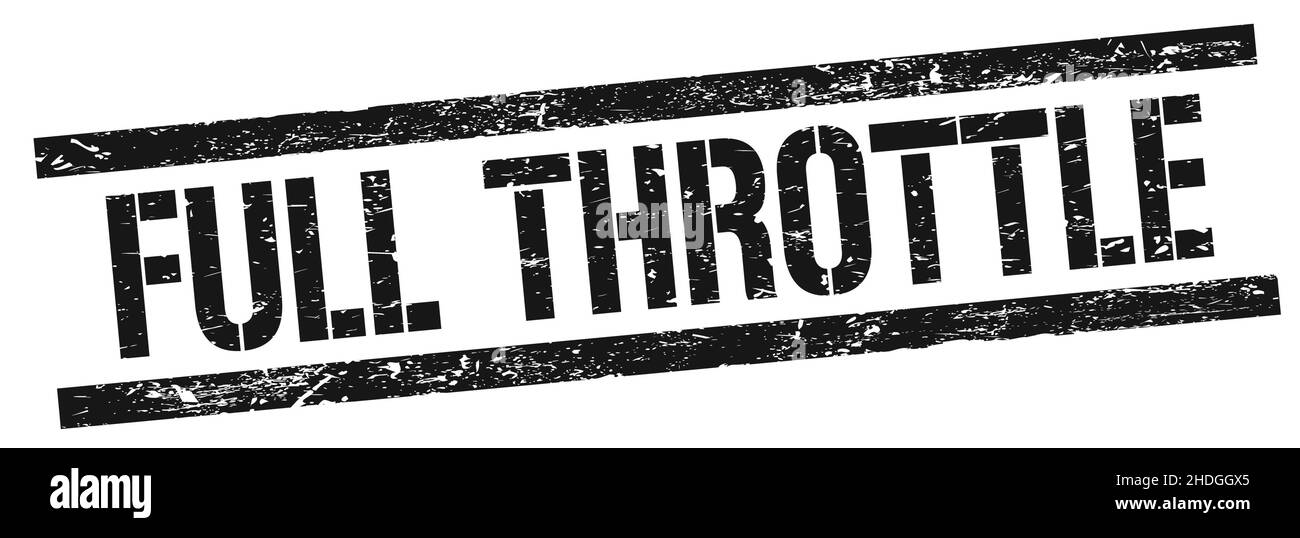 Full throttle stamp Black and White Stock Photos & Images Alamy