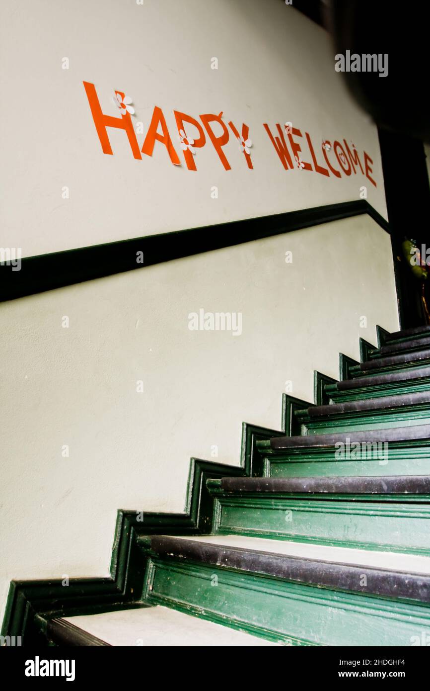 Welcome greet hi-res stock photography and images - Alamy