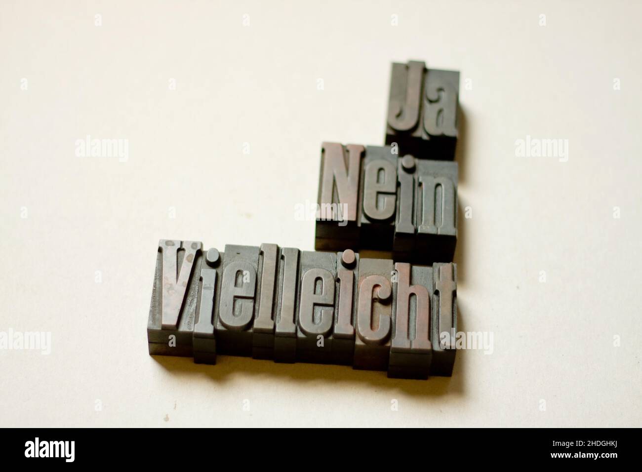 typography, decisions, choice, print blocks, typographies, choices Stock Photo