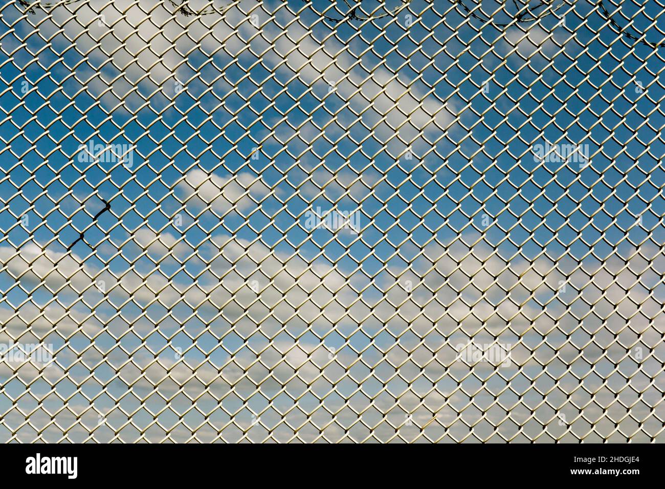 chainlink fence, chainlink fences Stock Photo Alamy