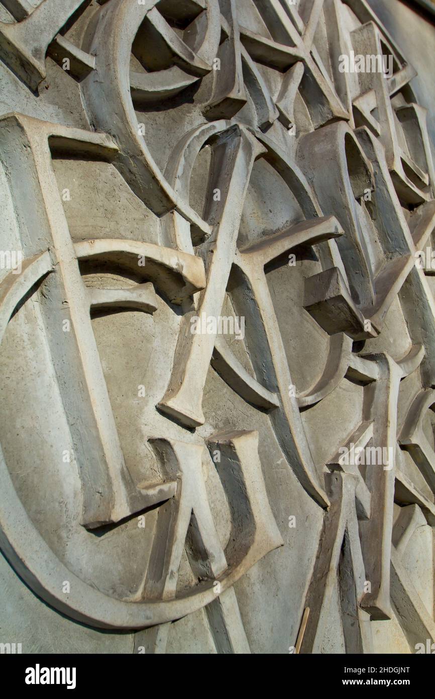 typography, alphabet, typographies, alphabets Stock Photo