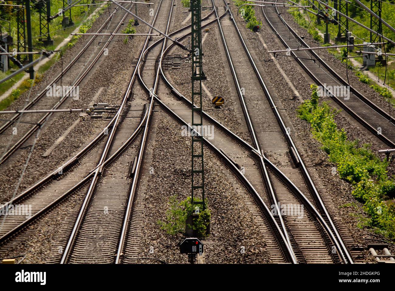 rail, railroad junction, track, rails, railroad junctions, tracks Stock Photo Alamy