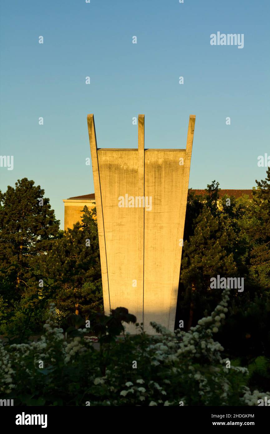 berlin airlift monument, berlin tempelhof, tempelhof Stock Photo